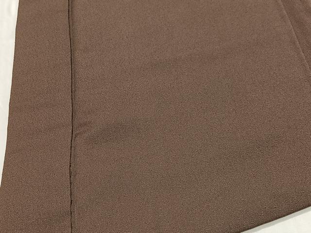 平和屋着物∞男性　長羽織　だるま　砺茶色　正絹　逸品　CABD4727ua