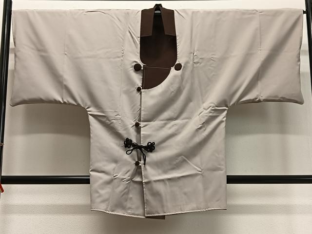 平和屋着物∞男性　和装コート　リバーシブル　角袖　ロング丈　正絹　逸品　CABD4728ua