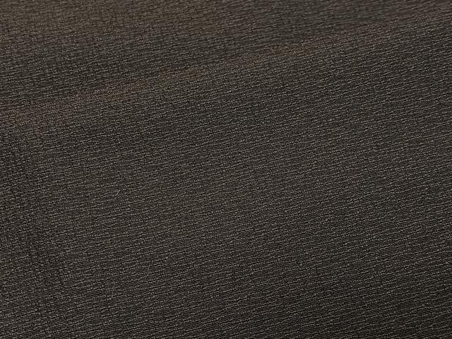 平和屋着物∞男性　長羽織　鉄黒色　正絹　逸品　CABD4746ua