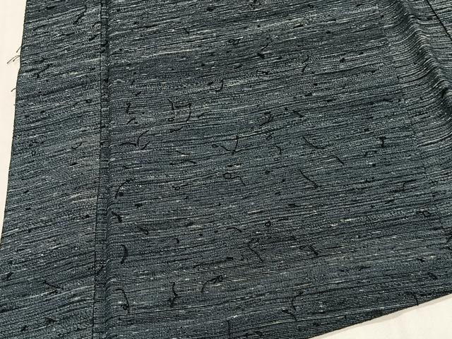 平和屋着物∞男性　羽織　髭紬地　霞文　正絹　逸品　CABD4748ua