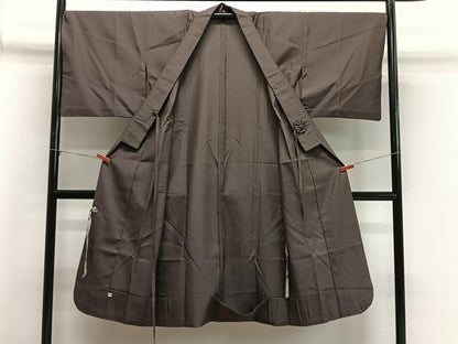 平和屋着物∞道中着　単衣　立涌文　ロング丈　正絹　逸品　CABD4749ua