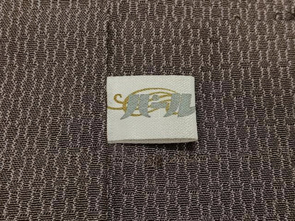 平和屋着物∞道中着　単衣　立涌文　ロング丈　正絹　逸品　CABD4749ua