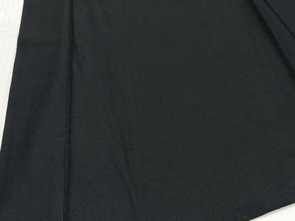 平和屋着物∞男性　長羽織　紬地　紫黒色　正絹　逸品　CABD4755ua