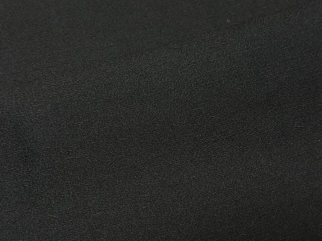 平和屋着物∞男性　長羽織　紬地　紫黒色　正絹　逸品　CABD4755ua