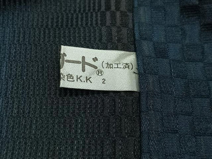 平和屋着物∞道行コート　霞文　ロング丈　正絹　逸品　CABD4761ua