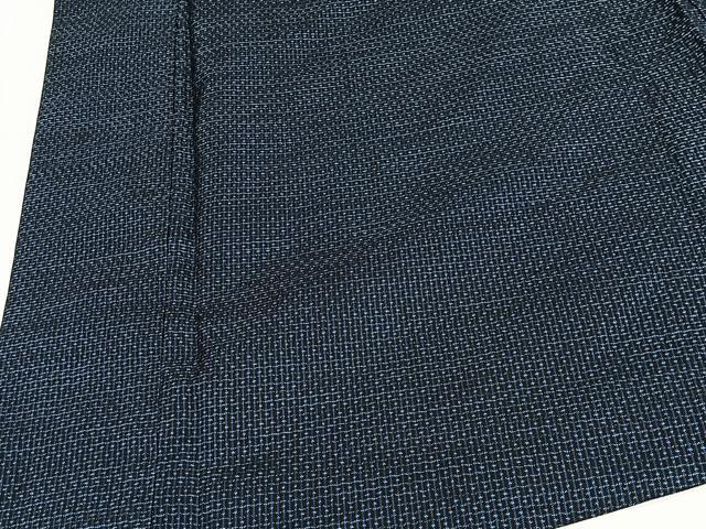 平和屋着物∞男性　長羽織　本場大島紬　80亀甲　総詰め　正絹　逸品　CABD4767ua
