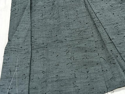 平和屋着物∞男性　羽織　髭紬地　霞文　正絹　逸品　未使用　CABD4780ua