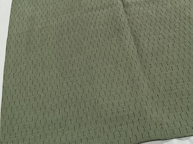 平和屋着物∞道中着　格子　ロング丈　正絹　逸品　CABD4785ua