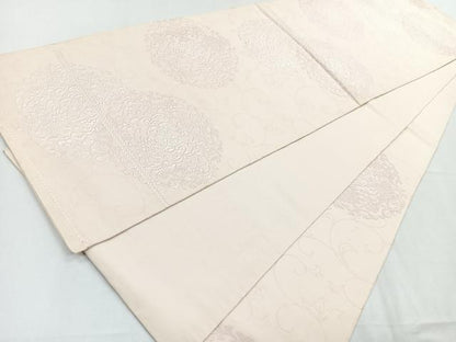 平和屋着物◎六通柄袋帯　唐織　蔦丸華紋　正絹　逸品　CABD4974nb