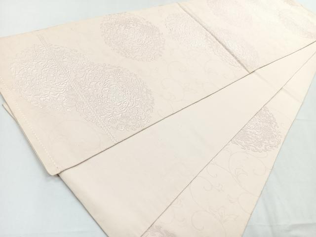 平和屋着物◎六通柄袋帯　唐織　蔦丸華紋　正絹　逸品　CABD4974nb