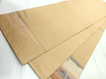 平和屋着物◎太鼓柄袋帯 人物風景文 正絹 逸品 CABD5100nb