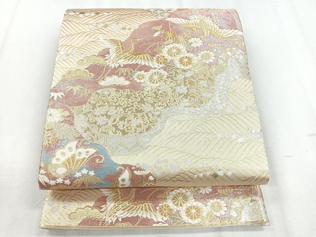 平和屋着物◎佐賀錦 六通柄袋帯 光悦 金銀糸 正絹 逸品 CABD5132nb