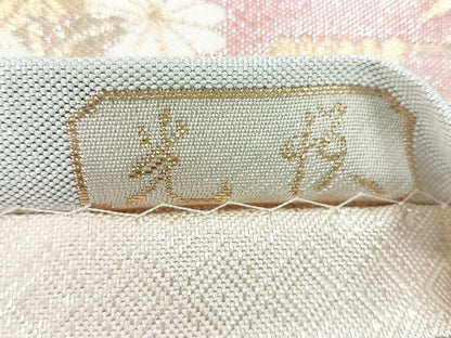 平和屋着物◎佐賀錦 六通柄袋帯 光悦 金銀糸 正絹 逸品 CABD5132nb