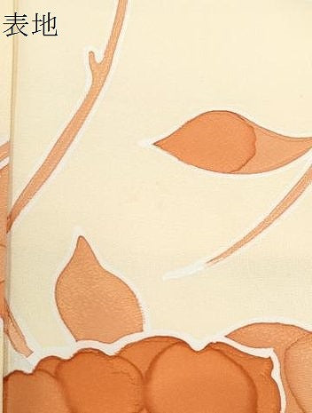 平和屋着物▼上質な小紋　地紋起こし　枝花文　正絹　逸品　CABD5268th