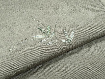 平和屋着物▼色留訪問着　作家物　駒刺繍　総刺繍　人物風景文　正絹　逸品　CABD5342th