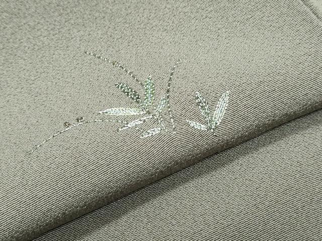 平和屋着物▼色留訪問着　作家物　駒刺繍　総刺繍　人物風景文　正絹　逸品　CABD5342th
