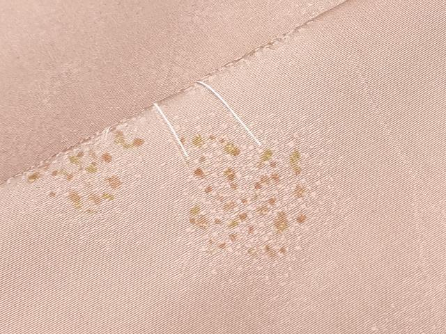 平和屋着物▼上質な小紋 地紋起こし 樹林文 暈し染め 正絹 逸品 CABD5387th