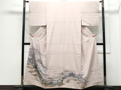平和屋着物■豪華色留袖　作家物　遠山文　暈し染め　金彩　正絹　逸品　CABD5412th