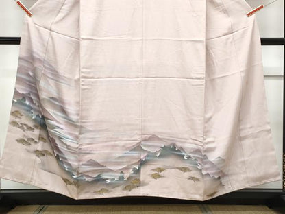 平和屋着物■豪華色留袖　作家物　遠山文　暈し染め　金彩　正絹　逸品　CABD5412th