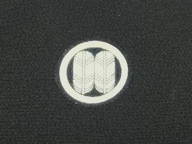 平和屋着物■豪華黒留袖　刺繍　菊青海波　銀彩　正絹　逸品　CABD5420th
