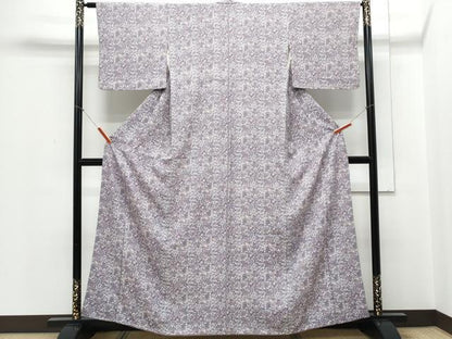 平和屋着物■上質な小紋 風景文 正絹 逸品 CABD5424th