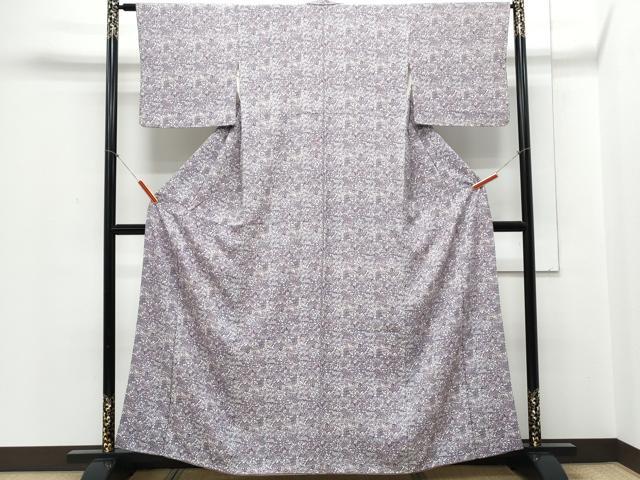 平和屋着物■上質な小紋 風景文 正絹 逸品 CABD5424th