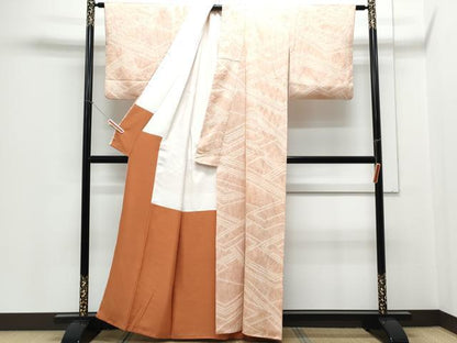 平和屋着物■上質な小紋 絞り 吉祥文 正絹 逸品 CABD5426th