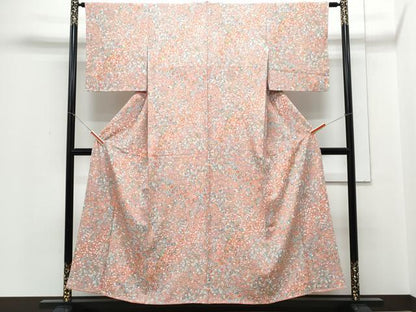 平和屋着物■上質な小紋　作家物　宝尽くし花文　正絹　逸品　CABD5428th