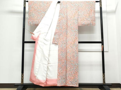 平和屋着物■上質な小紋　作家物　宝尽くし花文　正絹　逸品　CABD5428th
