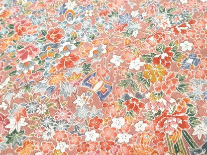 平和屋着物■上質な小紋　作家物　宝尽くし花文　正絹　逸品　CABD5428th