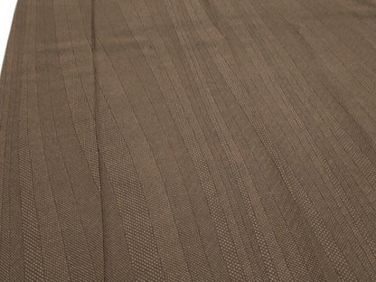 平和屋着物■上質なお召　間道　正絹　逸品　CABD5437th