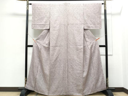 平和屋着物■大変加工の良い総絞り小紋 正絹 逸品 CABD5439th
