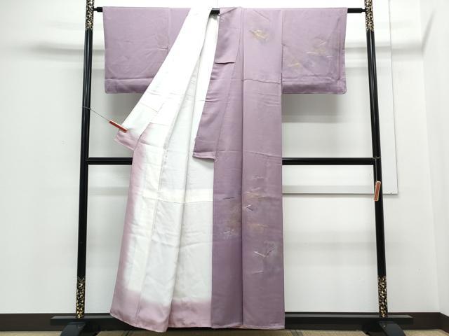 平和屋着物■訪問着 溢れ松葉 暈し染め 金彩 正絹 逸品 CABD5449th