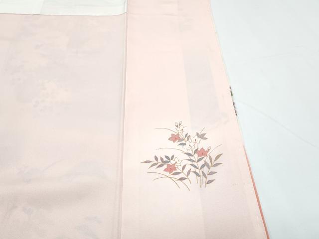 平和屋着物■訪問着 几帳花文 暈し染め 金彩 正絹 逸品 CABD5450th