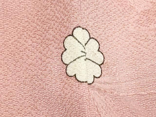 平和屋着物■上質な小紋　松葉地紋　暈し染め　正絹　逸品　CABD5457th