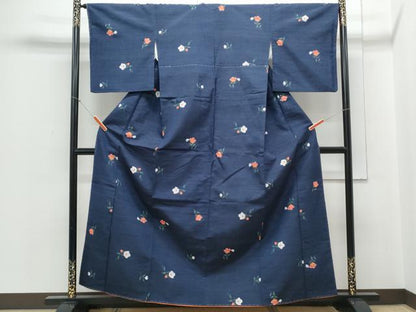 平和屋着物■上質な紬　つくし誰の子　反端付き　正絹　逸品　CABD5465th