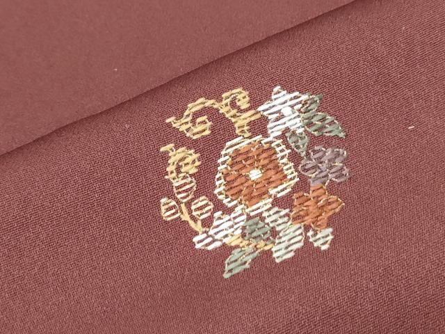 平和屋着物▼訪問着 総刺繍 竹屋町刺繍 正倉院花鳥文 金銀糸 正絹 逸品 CABD5479th