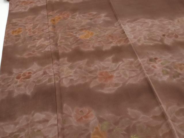 平和屋着物▼訪問着 草花文 暈し染 金彩 正絹 逸品 CABD5522th