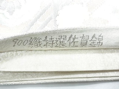 平和屋着物◎六通柄袋帯　正倉院鳳凰花文　正絹　逸品　CABE6561th
