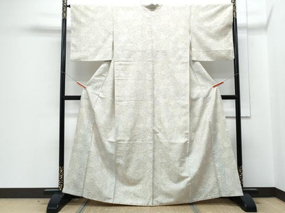 平和屋着物■上質な小紋 葉尽くし 正絹 逸品 CABD5531th