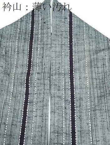 平和屋着物■上質な紬 間道 正絹 逸品 CABD5535th