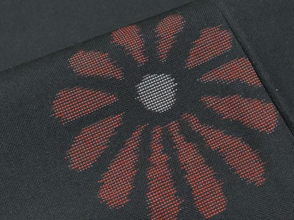 平和屋着物■上質な紬 舞花文 正絹 逸品 CABD5536th