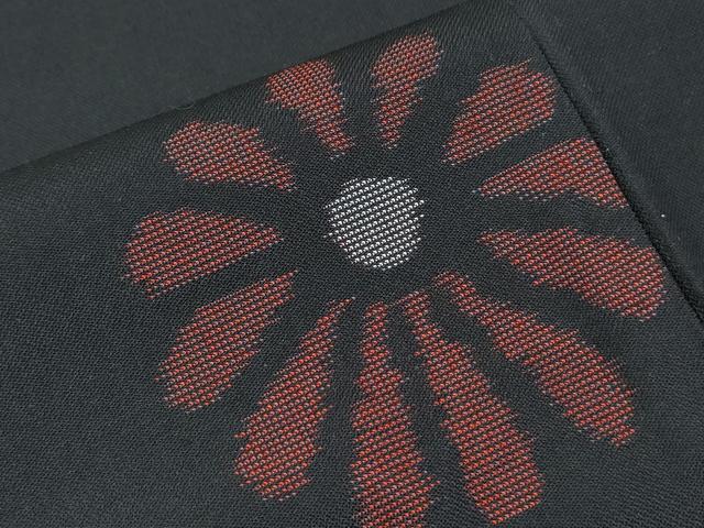 平和屋着物■上質な紬 舞花文 正絹 逸品 CABD5536th