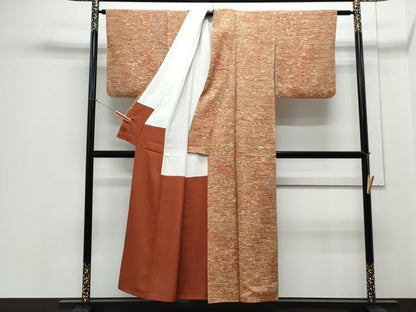 平和屋着物■上質な小紋 霞文 正絹 逸品 CABD5545th
