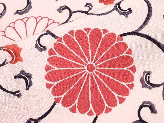 平和屋着物■小振袖 二尺袖 花唐草文 正絹 逸品 CABD5547th