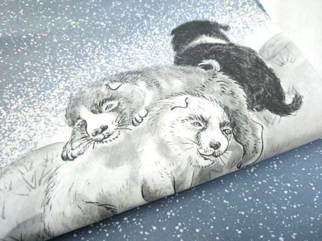 平和屋着物●本場大島紬　太鼓柄袋帯　手描き　犬　正絹　逸品　CABD5628hy