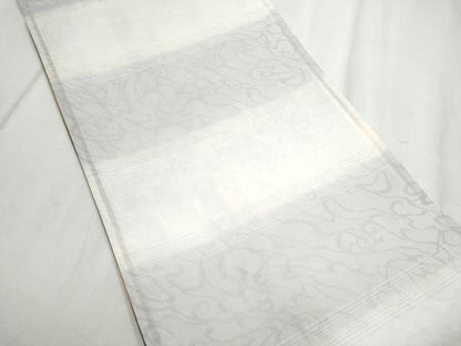 平和屋着物▽両面 全通柄袋帯 スリーシーズン 春夏秋 絣文様 正絹 逸品 CABD5636hy