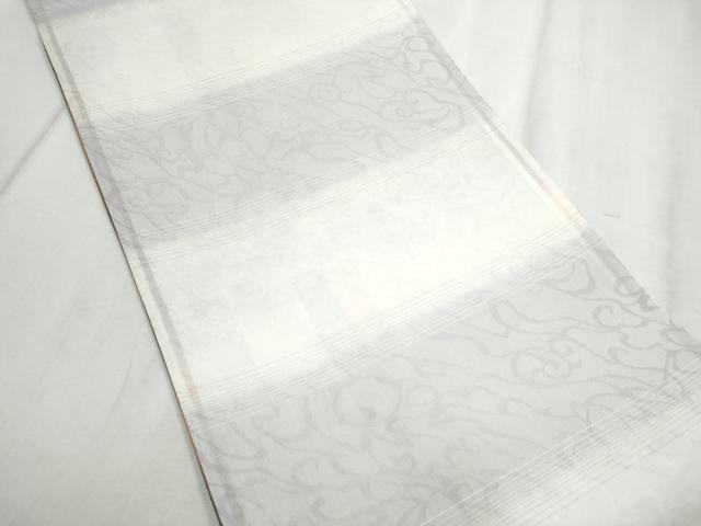 平和屋着物▽両面 全通柄袋帯 スリーシーズン 春夏秋 絣文様 正絹 逸品 CABD5636hy
