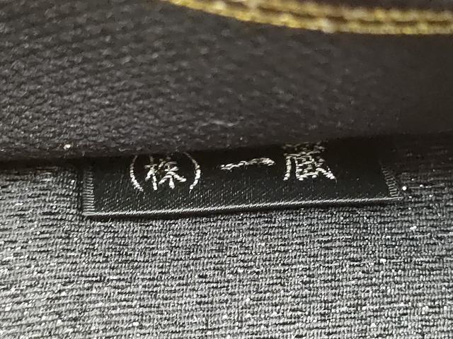 平和屋着物●六通柄袋帯　麻の葉文様　黒地　金通し地　正絹　逸品　CABD5652hy