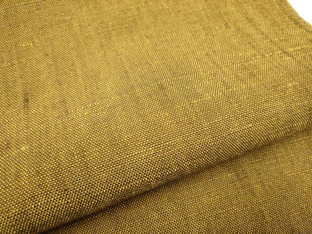 平和屋着物●結城紬　八寸名古屋帯　霞文　証紙付き　正絹　逸品　CABD5723hy